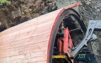 Mitchell Point – Tunnel Work & Draped Mesh